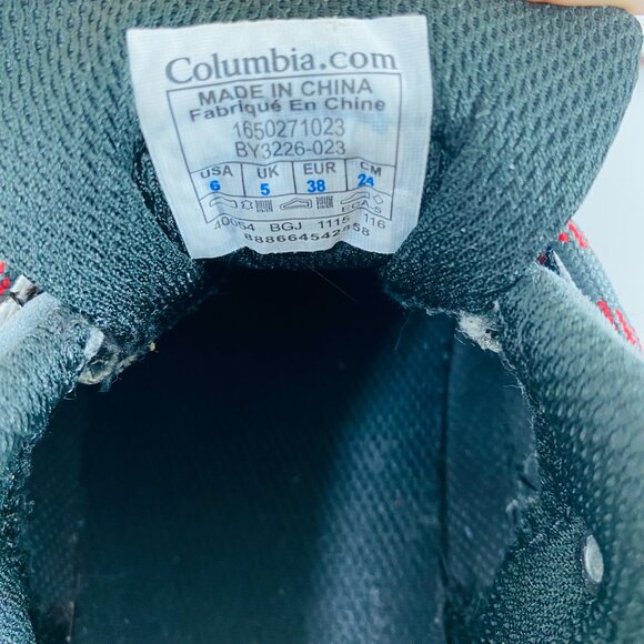 Columbia Womens Size 6 Pisgah Peak Waterproof Trail Shoe Comfort Grey (Youth 6 ) - Picture 7 of 7